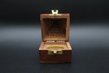 Load image into Gallery viewer, Wood Incense Holder/Box - Carved Pyramid
