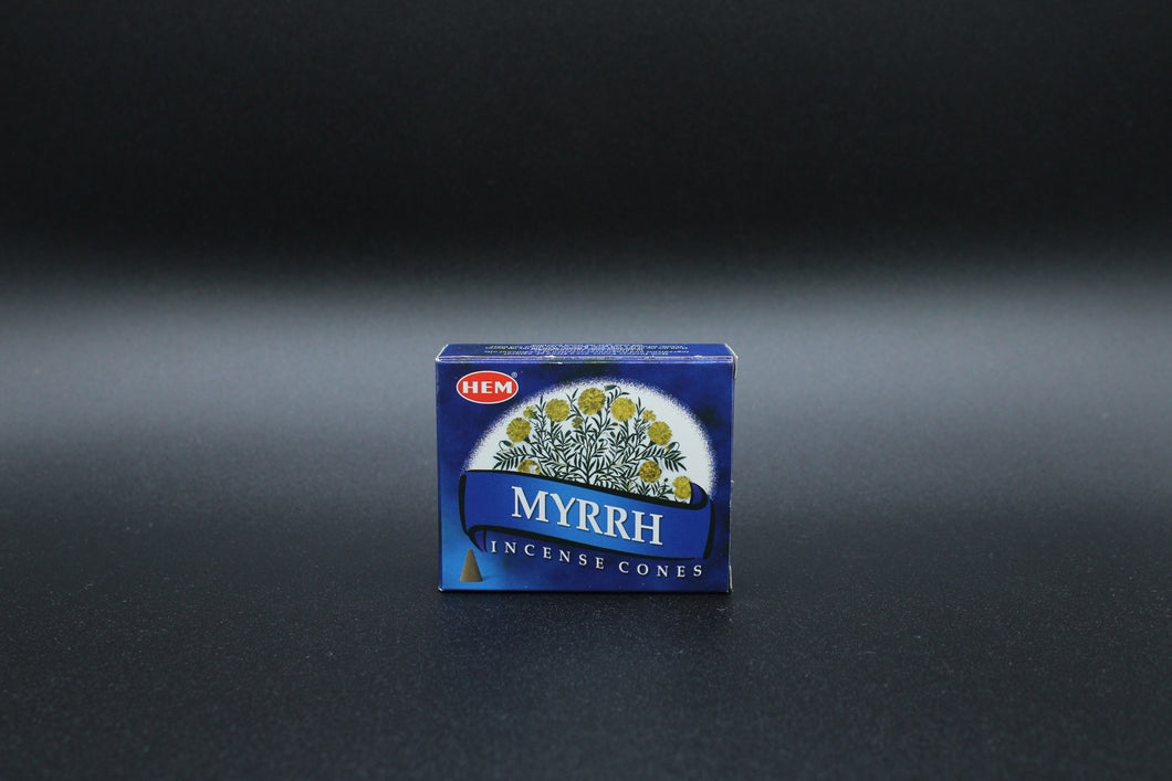 HEM Incense: Myrrh (cones)