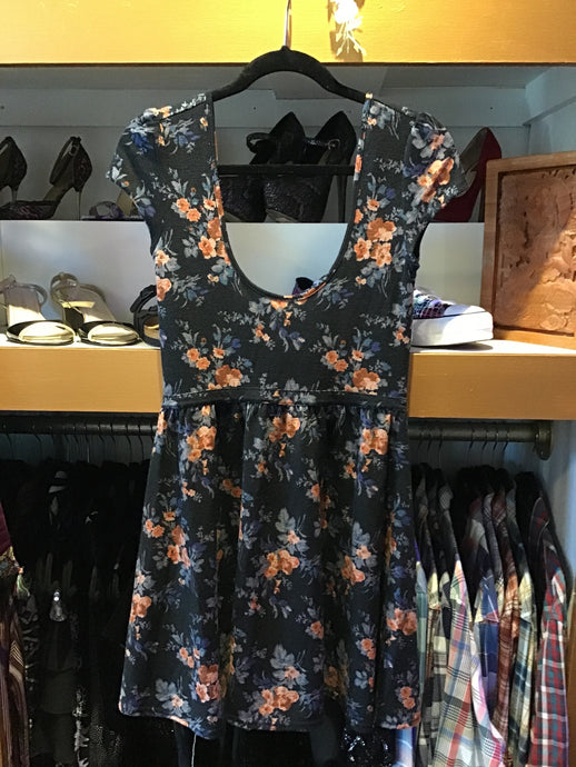Black Floral Sundress