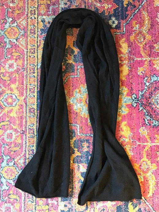 Black Cashmere Scarf