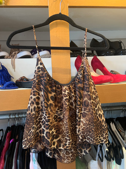 Leopard Crop Top