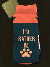 Load image into Gallery viewer, ‘I’d Rather Be With My Dog’ Socks