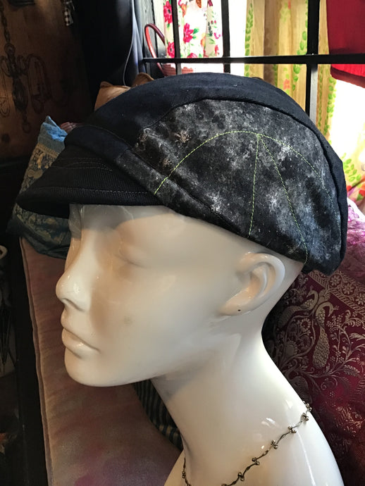 Black/Green Spacey Hat