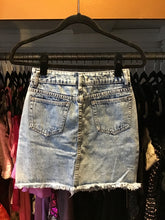 Load image into Gallery viewer, Acid-washed Denim Mini Skirt