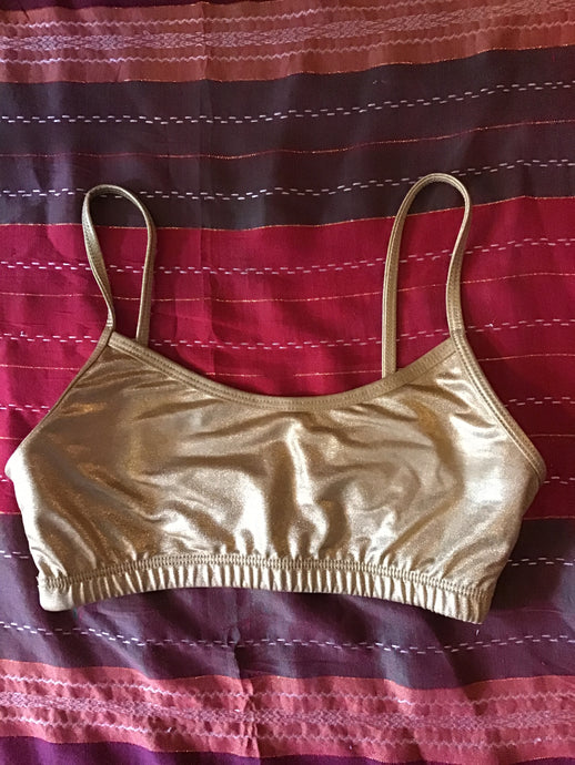 Shiny Gold Bralette