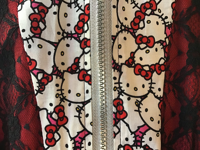 Hello Kitty Silver Corset