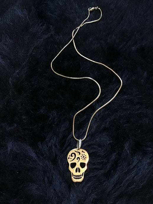 Dias de los Muertos Skull Necklace