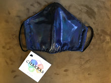 Load image into Gallery viewer, IV: Face Mask (Oil Slick Black/Indigo)