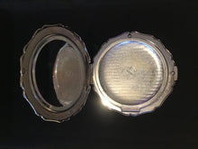 Load image into Gallery viewer, Vintage English Couple Silver Compact