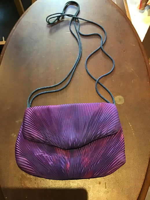 Vintage Purple Rushed Purse