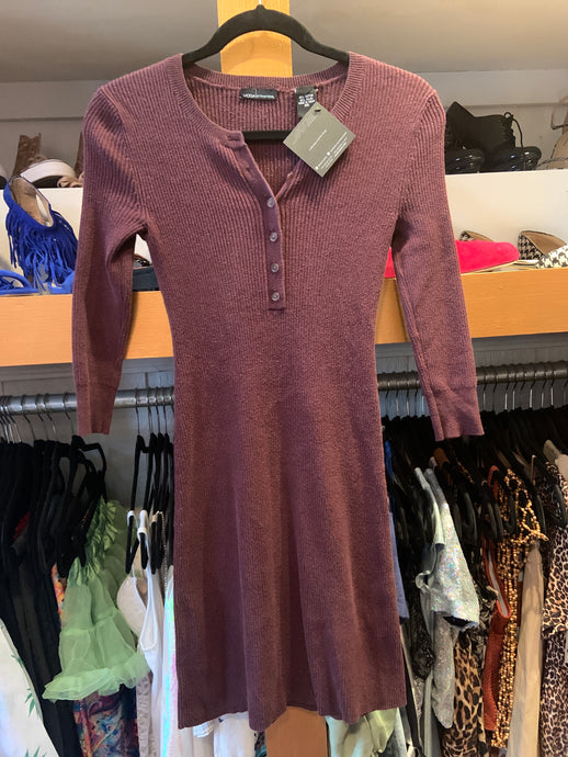 Cotton Maroon Tube Dress