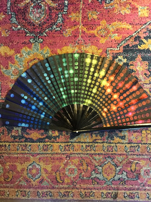 Large Performance Fan (disco rainbow)
