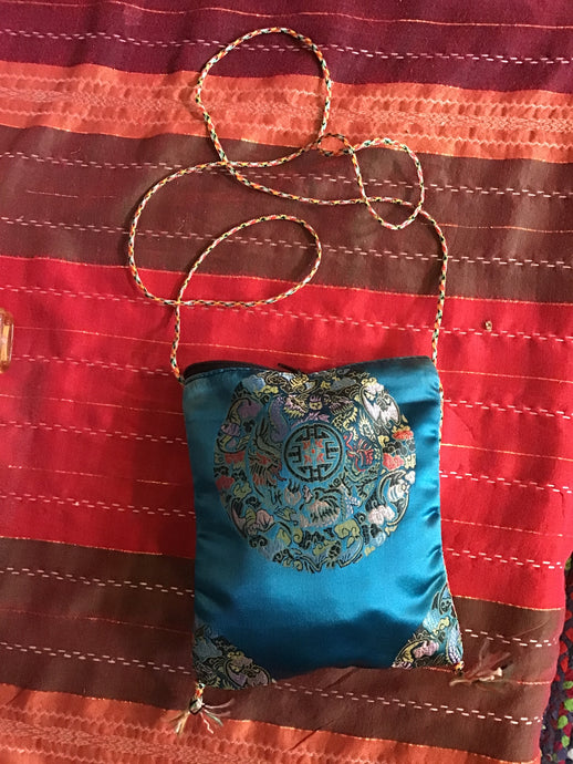 Asian Design Purse (blue)