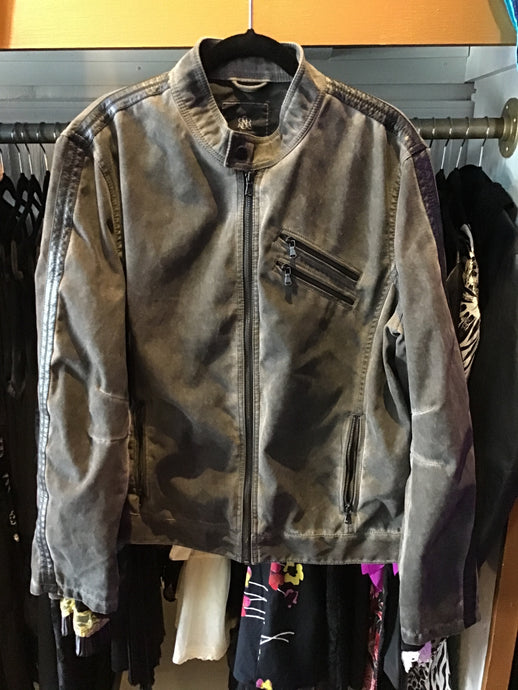 R&R Grey Sueded Jacket