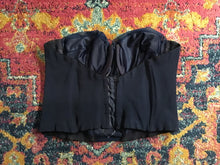 Load image into Gallery viewer, Vintage Navy Sheer Corset