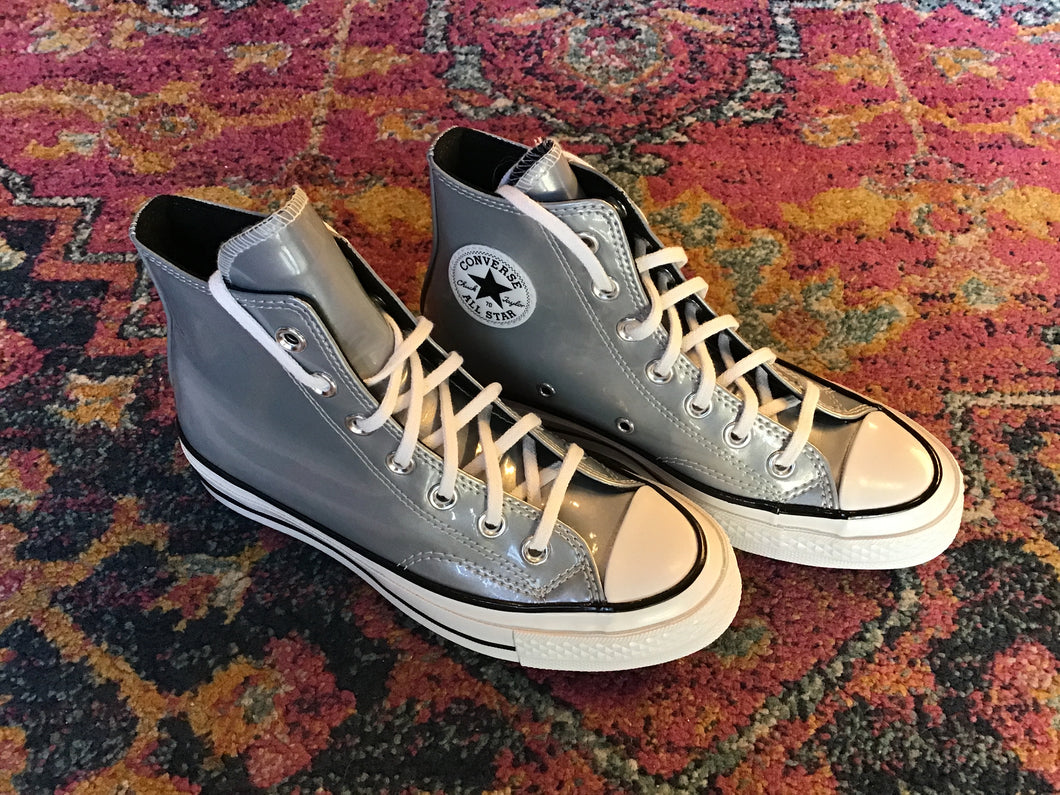 Silver Hightop Converse