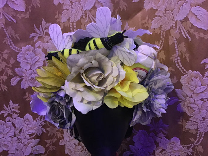 RD: Yellow & Black Honey Bee Headdress
