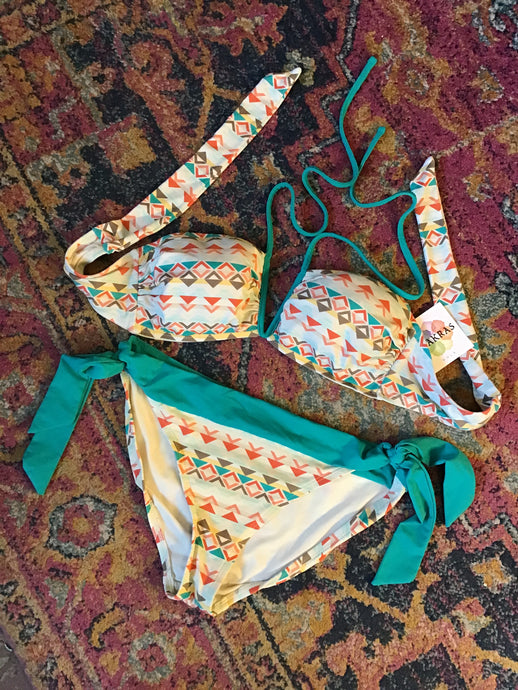 Turquoise Aztec Bikini