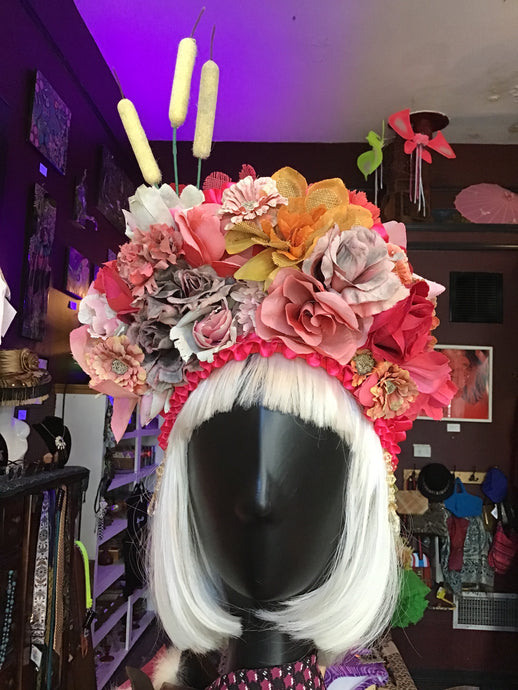 RD: Magenta Flora Headdress