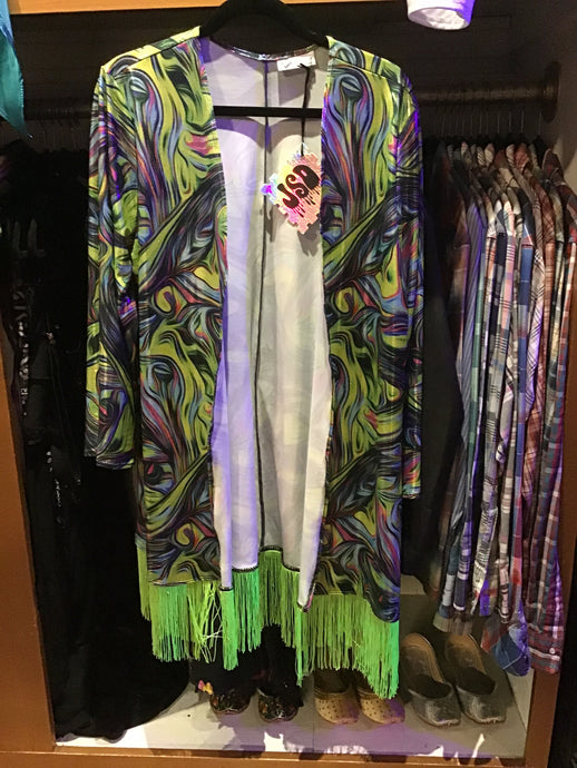JSD: Psychedelic Swirl Robe