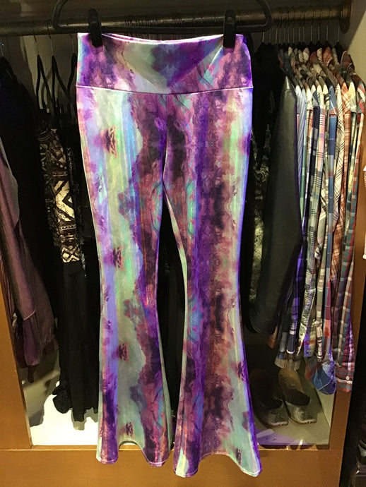 JSD: Purple/Seafoam Bell Bottoms
