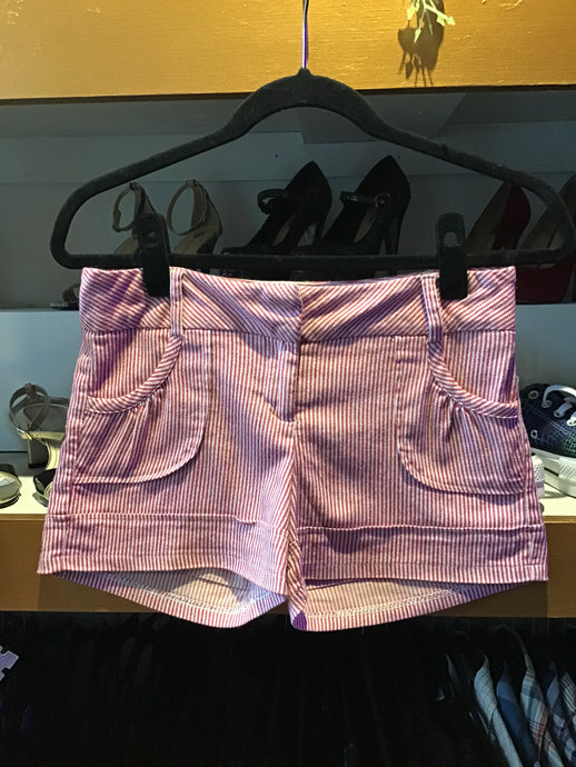 Red/White Stripe Shorts