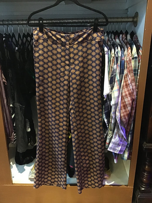 Blue/Tan Lotus Pants