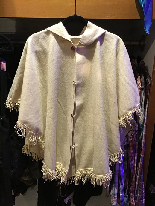 Natural Cape w/ Fringe