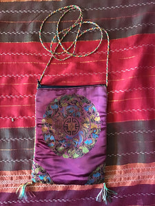 Asian Design Purse (maroon)