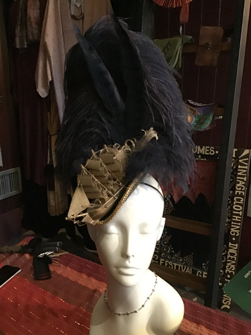 Ship & Feather Headpiece