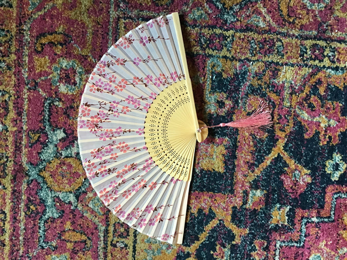 Small Hand Fan with Tassel