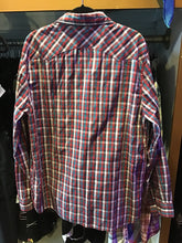 Load image into Gallery viewer, Red/Teal/Black Plaid Pearl Button Shirt