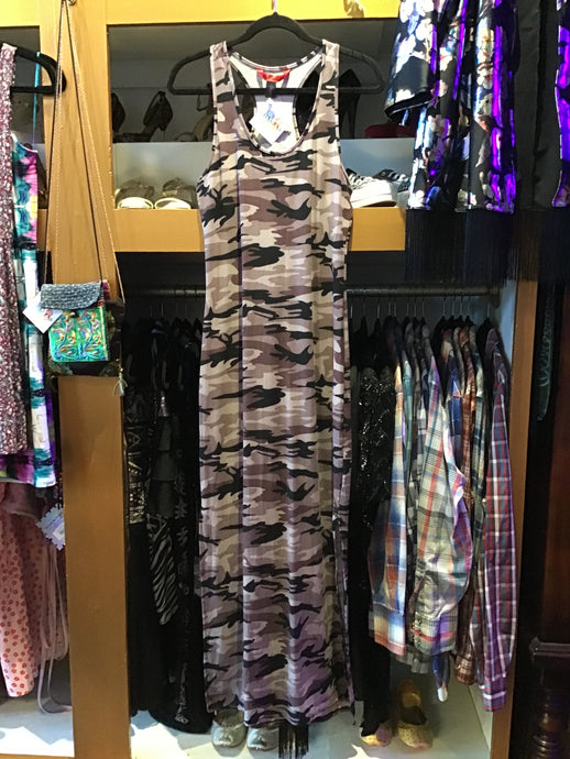 Purple Camo Tank Dress