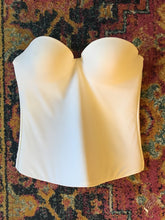 Load image into Gallery viewer, Basic White Strapless Bustier