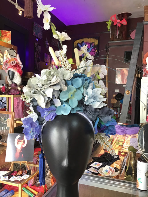 RD: Blue Flora Headdress