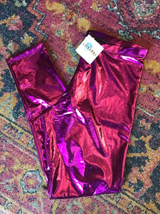 Shiny Purple Leggings