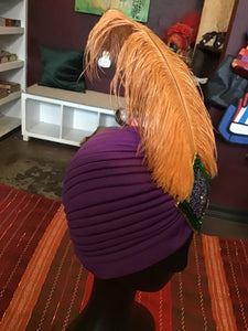 LC: Purple/Green/Gold w/ Feather Hat