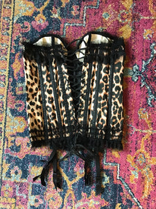 Lace & Leopard Corset