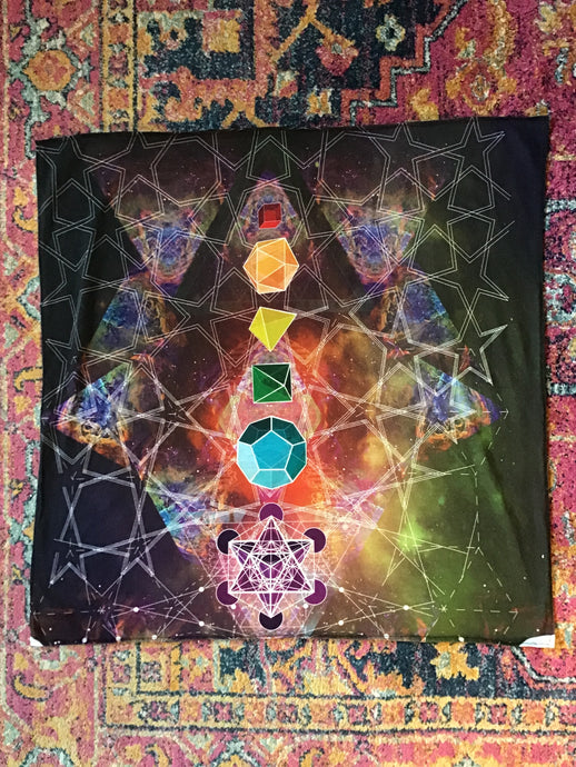 Cotton Chakra Scarf