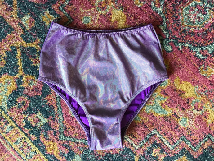 Holographic Purple Bottoms