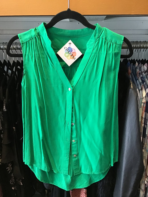 Kelly Green Blouse