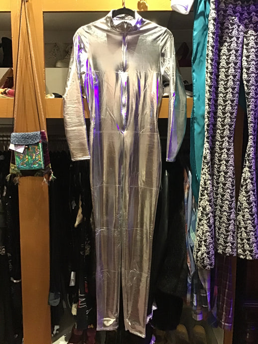 Silver Full-body Bodysuit