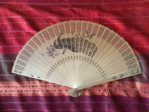 Laser-cut Wood Fan
