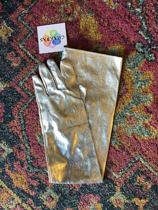 Long Silver Glove (left hand)