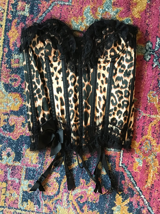 Lace & Leopard Corset