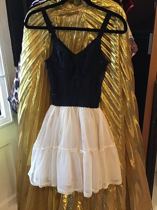 Cream Tulle Skirt Dress