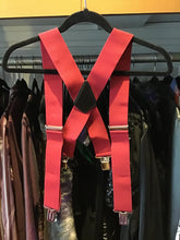 Load image into Gallery viewer, Red Wide Suspenders